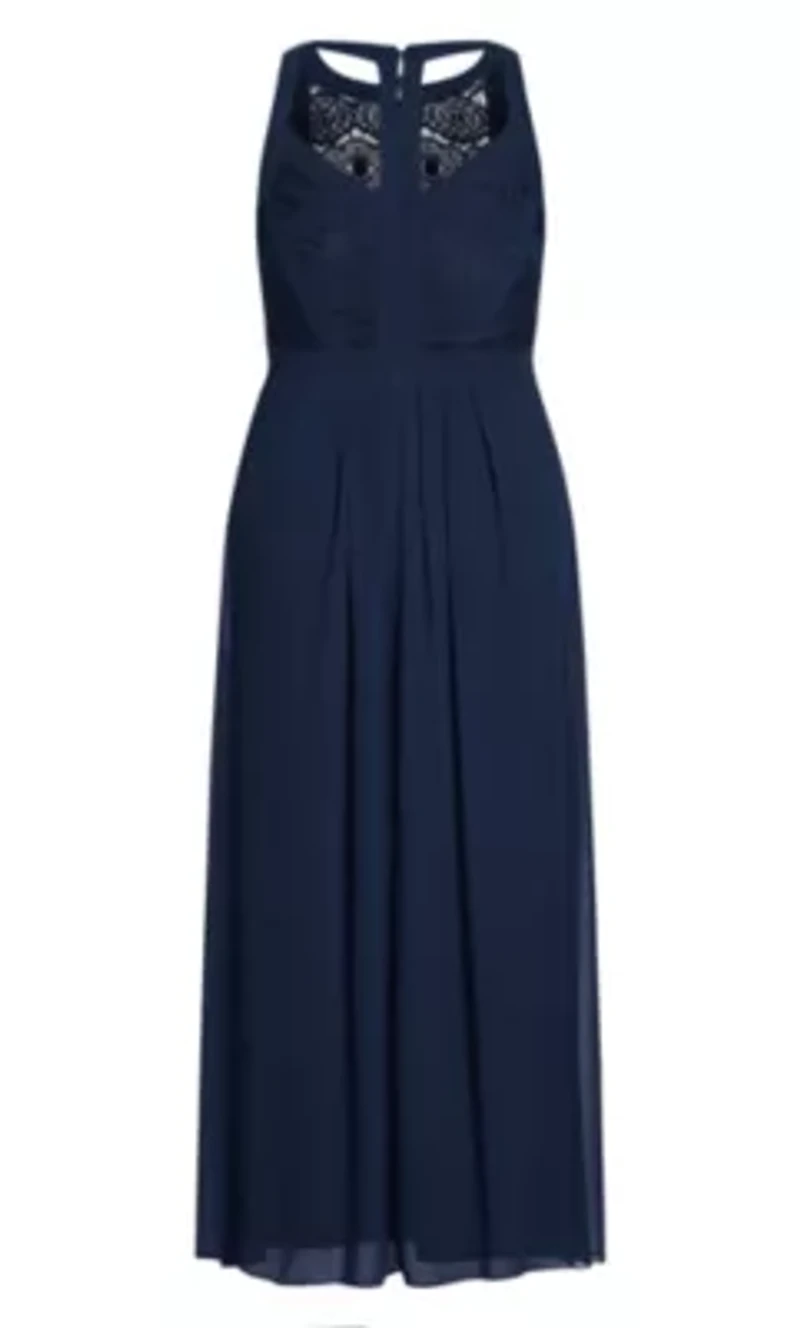 Panelled Bodice Maxi Dress