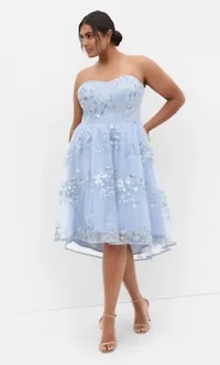 Ambrosia Strapless Tulle Dress