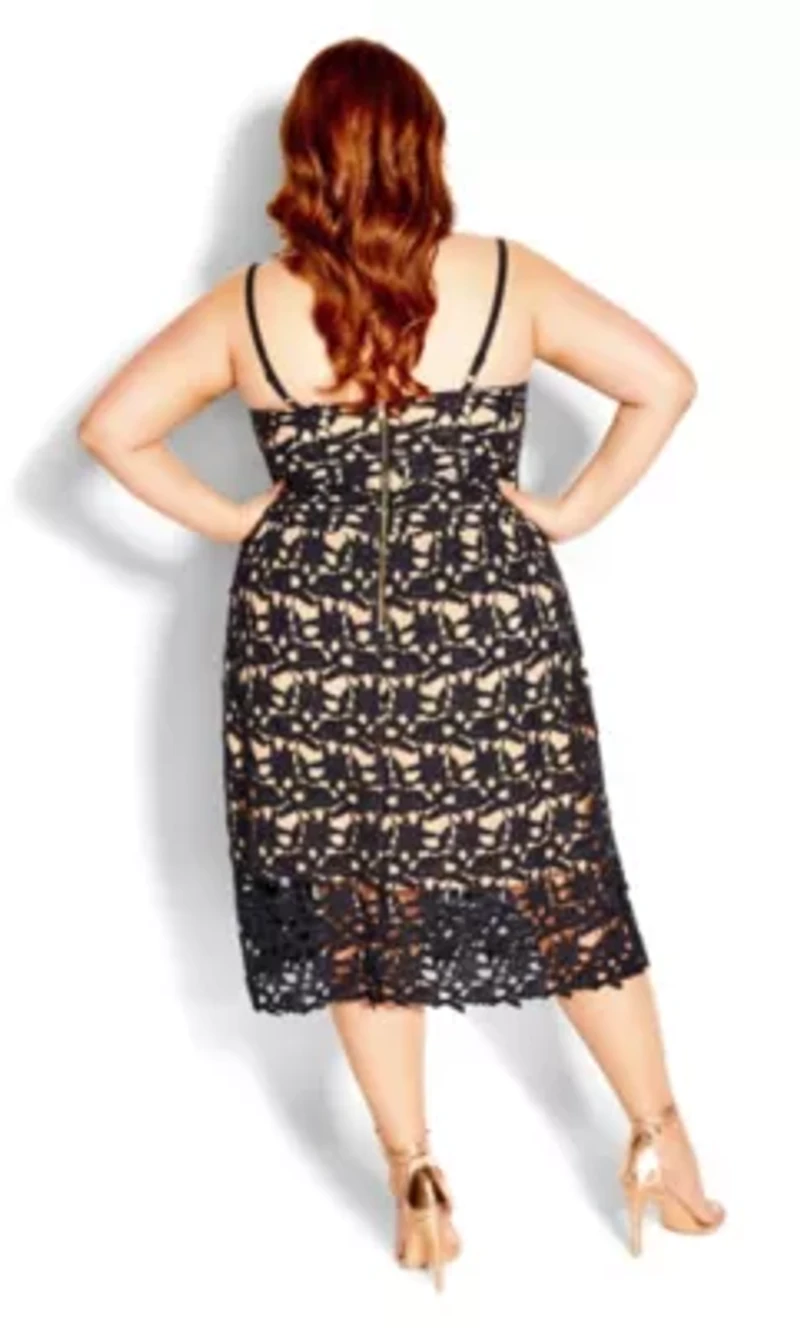 So Fancy Lace Fit And Flare Dress