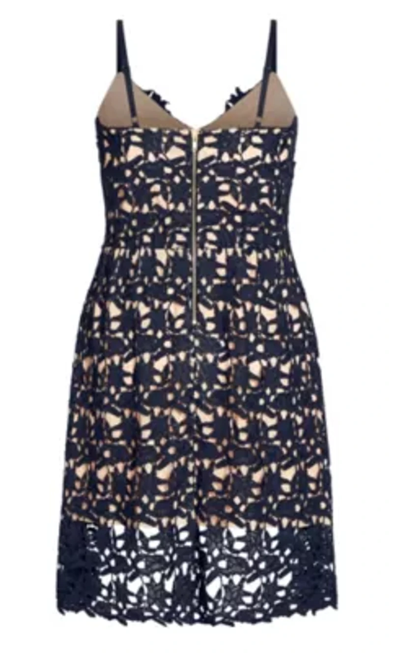 So Fancy Lace Fit And Flare Dress