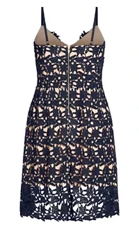 So Fancy Lace Fit And Flare Dress
