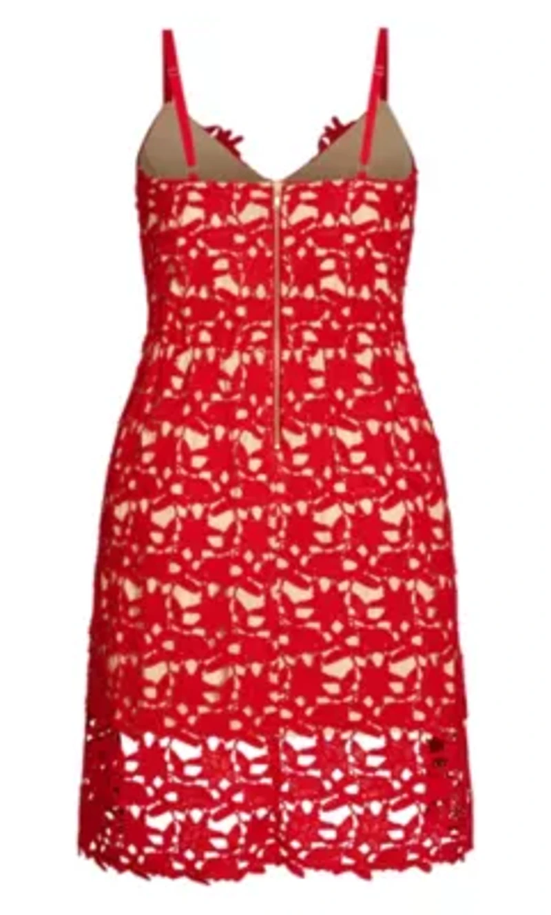 So Fancy Lace Fit And Flare Dress