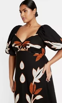 Nala Print Maxi Dress