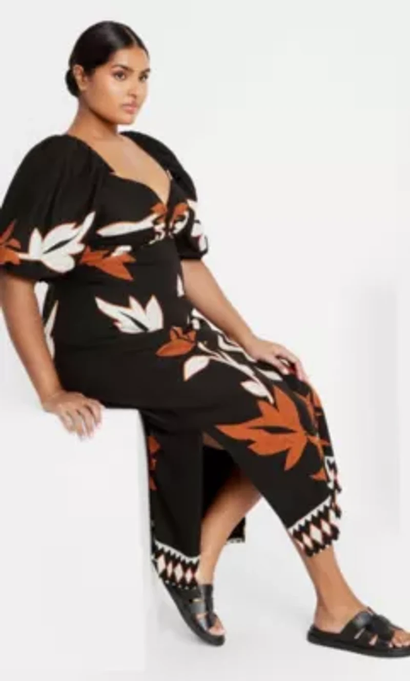 Nala Print Maxi Dress