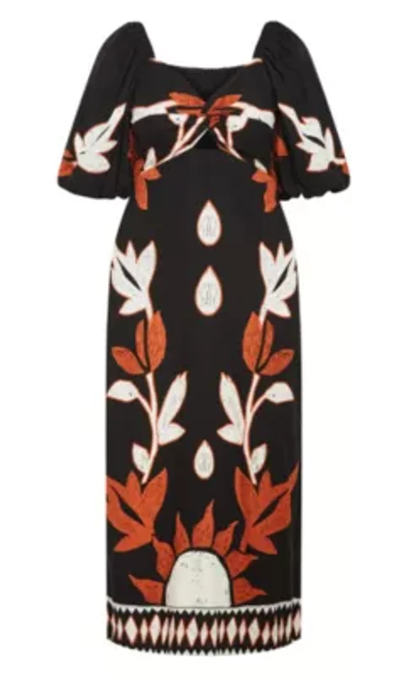 Nala Print Maxi Dress