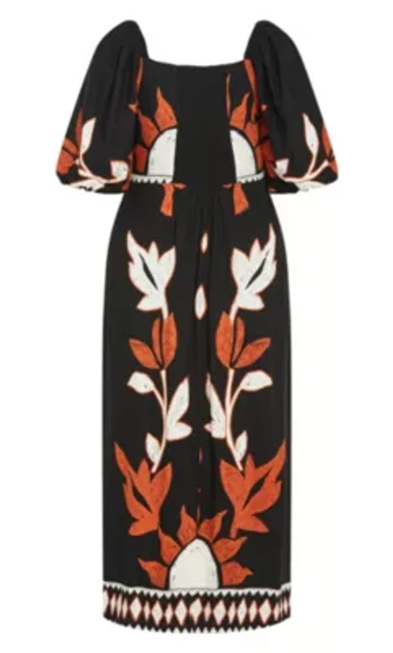 Nala Print Maxi Dress