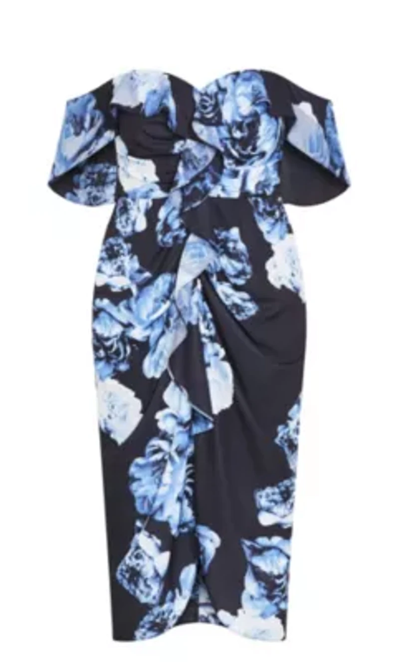 Gina Print Dress