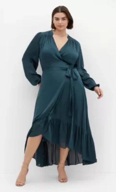 Rylie Wrap Maxi Dress