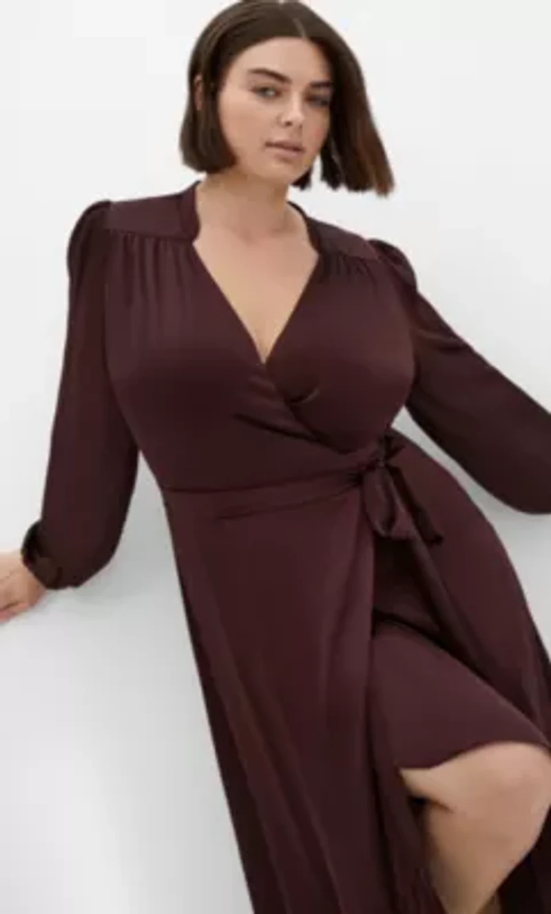 Rylie Wrap Maxi Dress