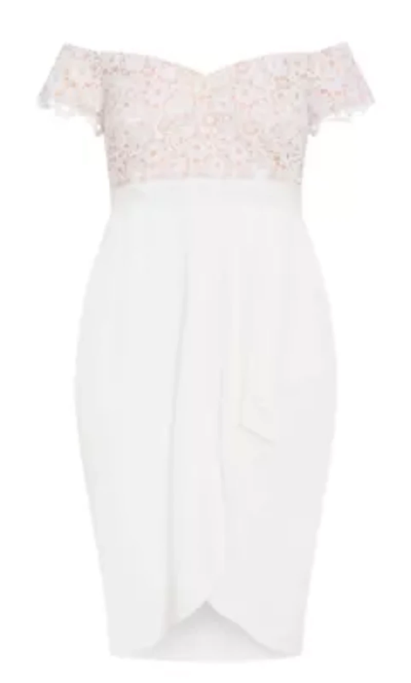 Lace Glamour Midi Dress