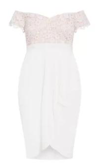 Lace Glamour Midi Dress