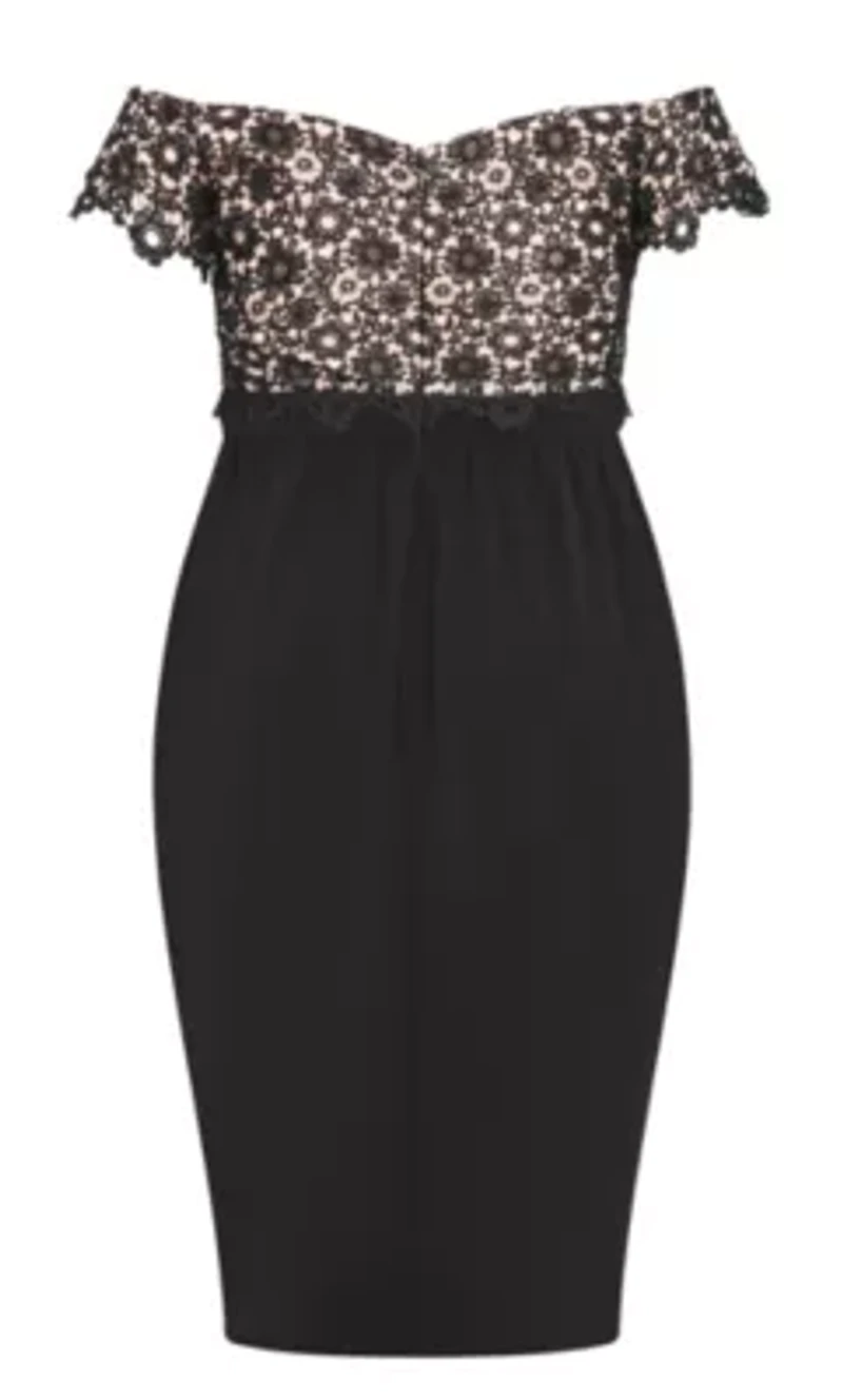 Lace Glamour Midi Dress