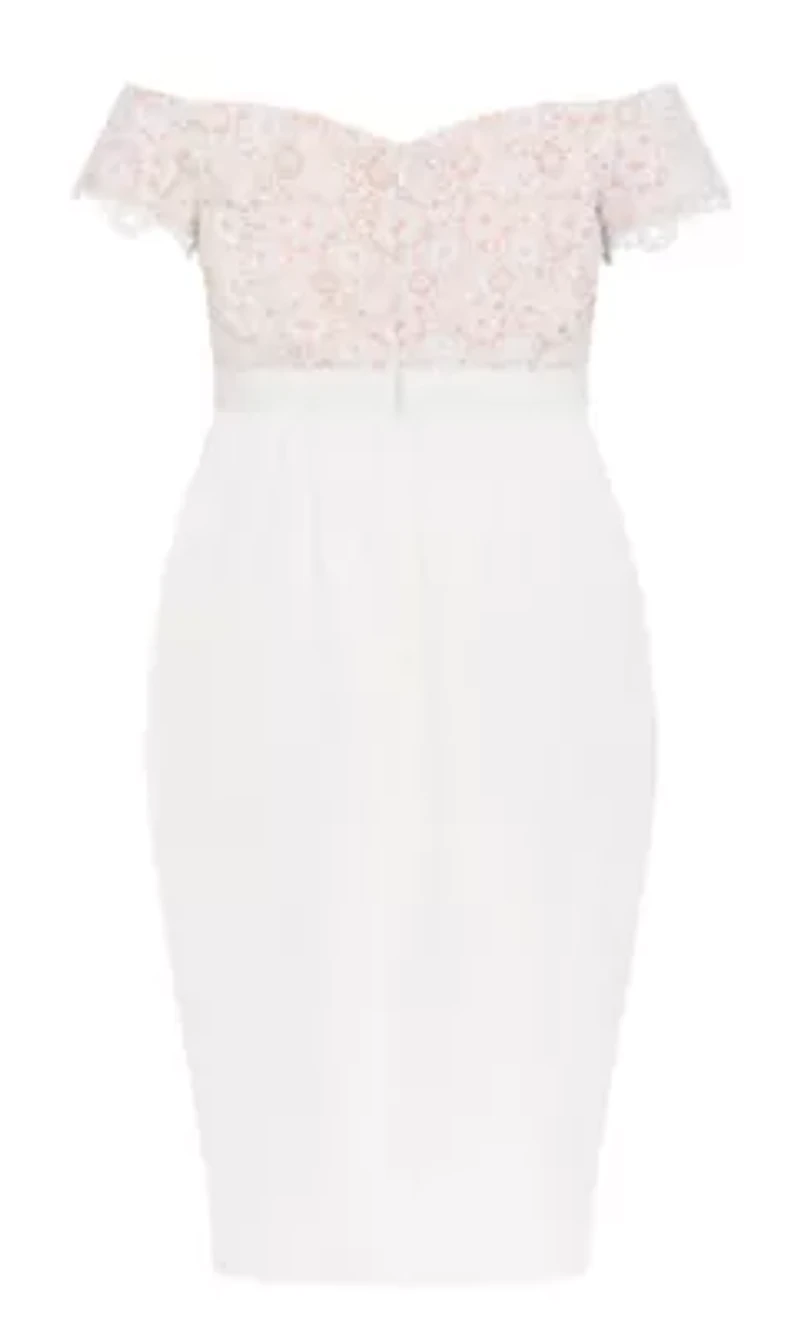 Lace Glamour Midi Dress