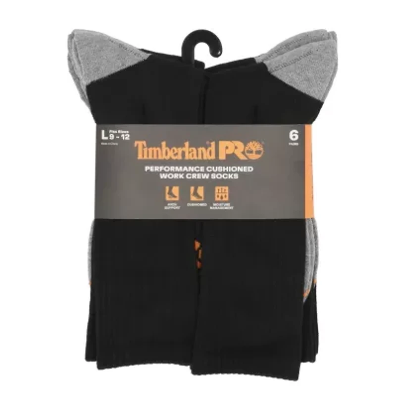 TIMBERLAND PRO 6 PACKWORK SOCK- CREW