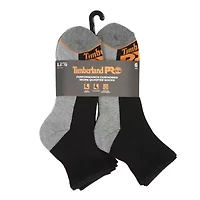 TIMBERLAND PRO 6 PACK WORK SOCK- QUARTER