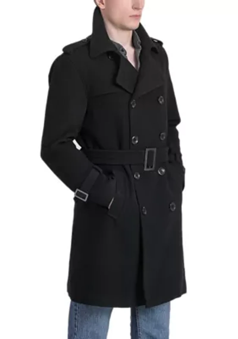 Men's Jake Wool Blend Trench Coat