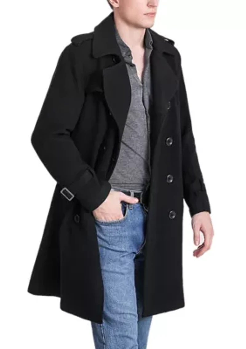 Men's Jake Wool Blend Trench Coat