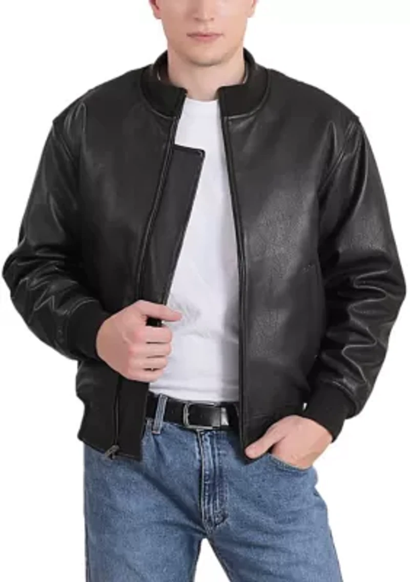 Men's WWII Leather Tanker Jacket