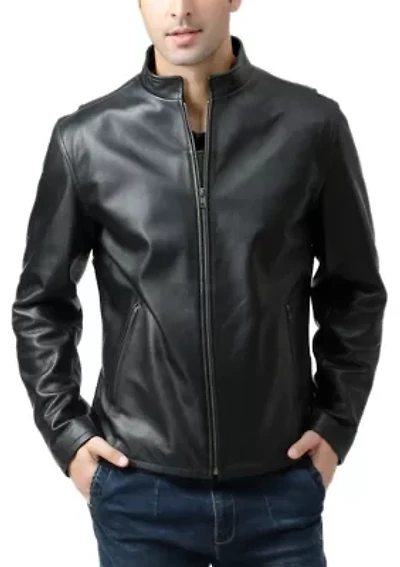 Men's Urban Motorcycle Leather Jacket