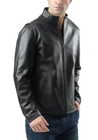 Men's Urban Motorcycle Leather Jacket