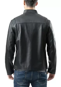 Men's Urban Motorcycle Leather Jacket