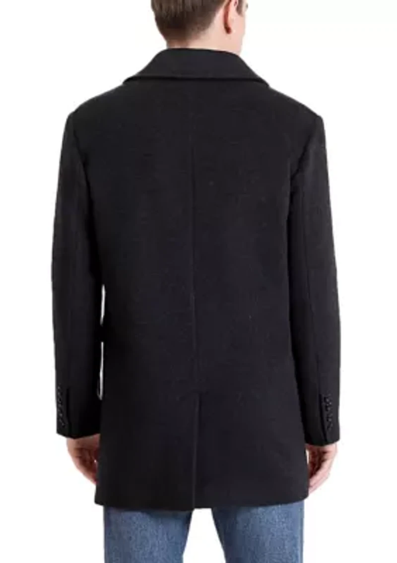 Men's Michael Wool Blend Single Breasted Walking Car Coat