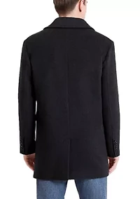 Men's Michael Wool Blend Single Breasted Walking Car Coat
