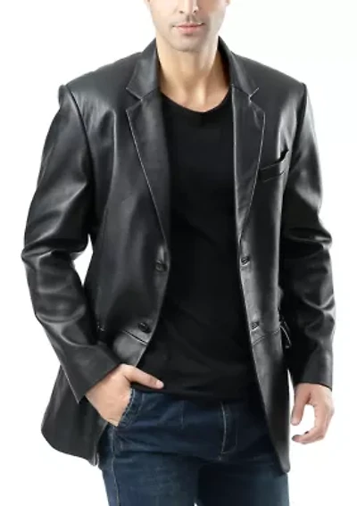 Men's Benji Leather Blazer