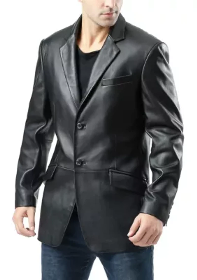 Men's Benji Leather Blazer