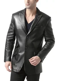 Men's Noah Leather Blazer