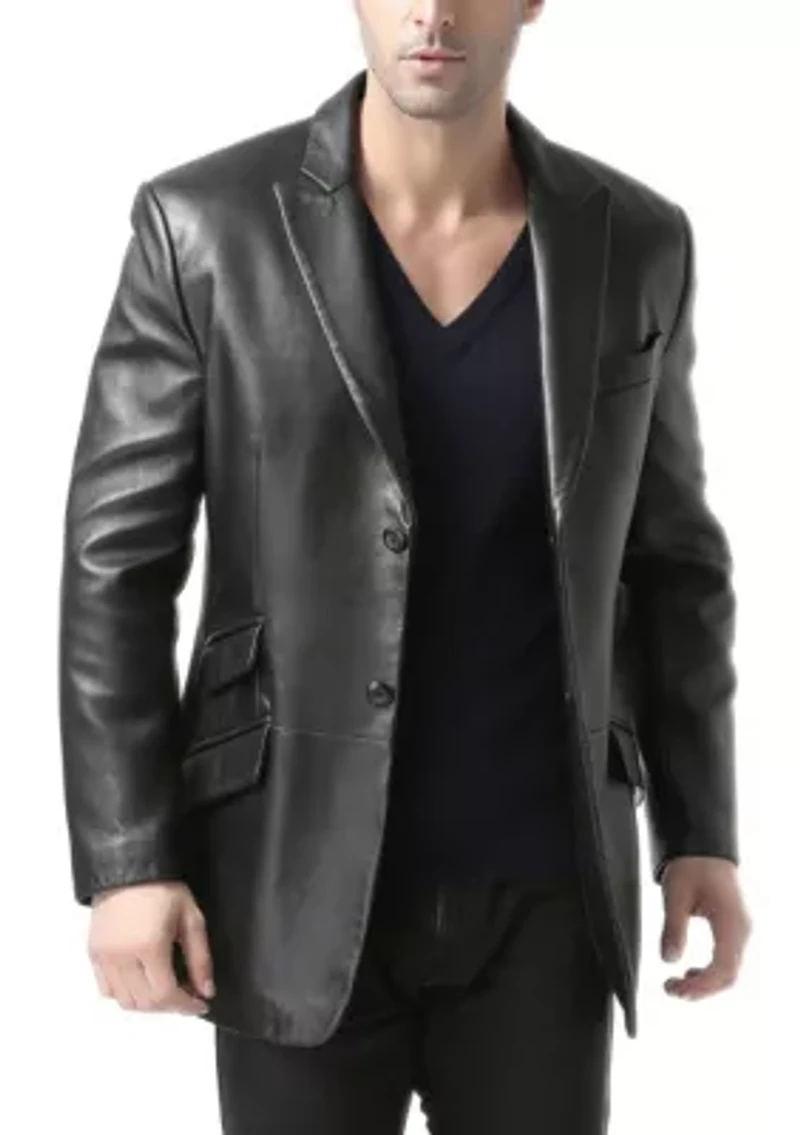 Men's Noah Leather Blazer