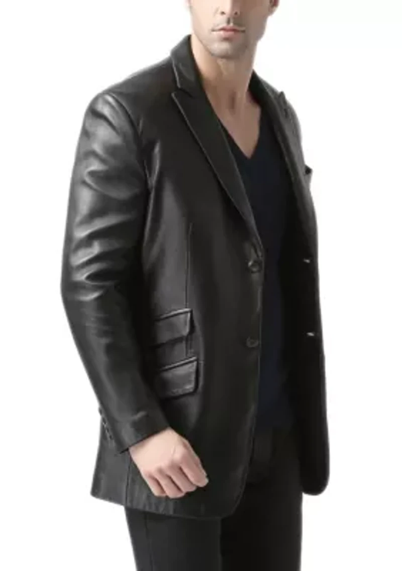 Men's Noah Leather Blazer