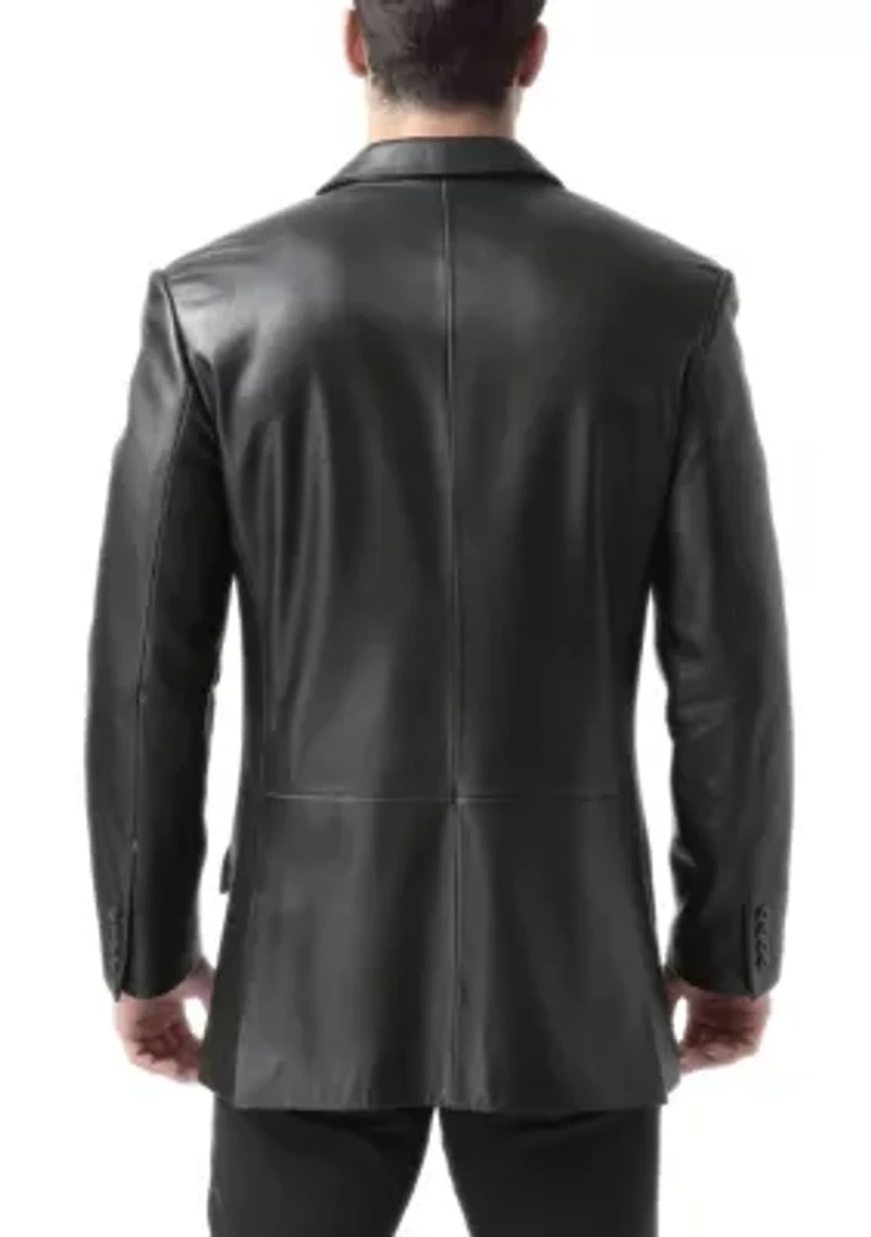 Men's Noah Leather Blazer
