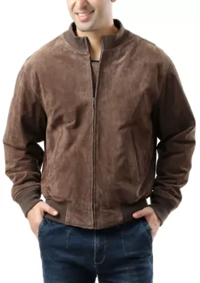 Men's WWII Suede Leather Tanker Jacket