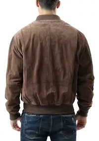 Men's WWII Suede Leather Tanker Jacket