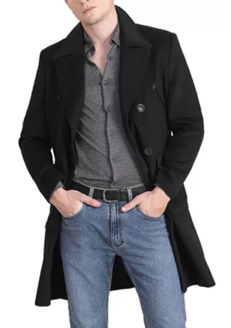 Men's Addison Wool Blend Pea Coat