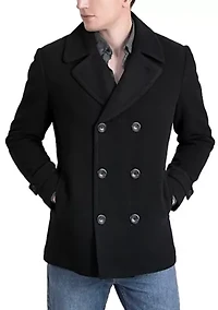 Men's Wool Blend Pea Coat
