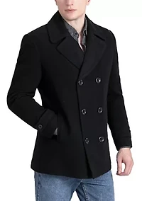 Men's Wool Blend Pea Coat