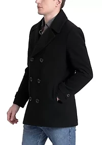 Men's Wool Blend Pea Coat