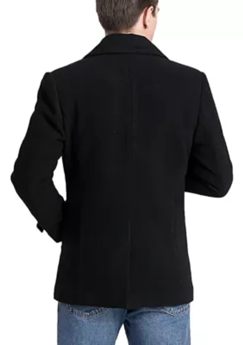 Men's Wool Blend Pea Coat