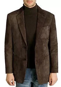 Men's Steve Suede Leather Blazer