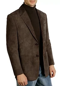Men's Steve Suede Leather Blazer