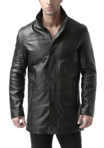 Men's Chad Leather Car Coat