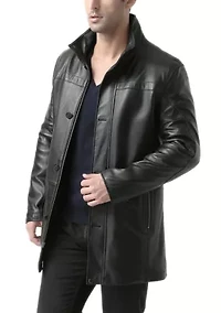 Men's Chad Leather Car Coat