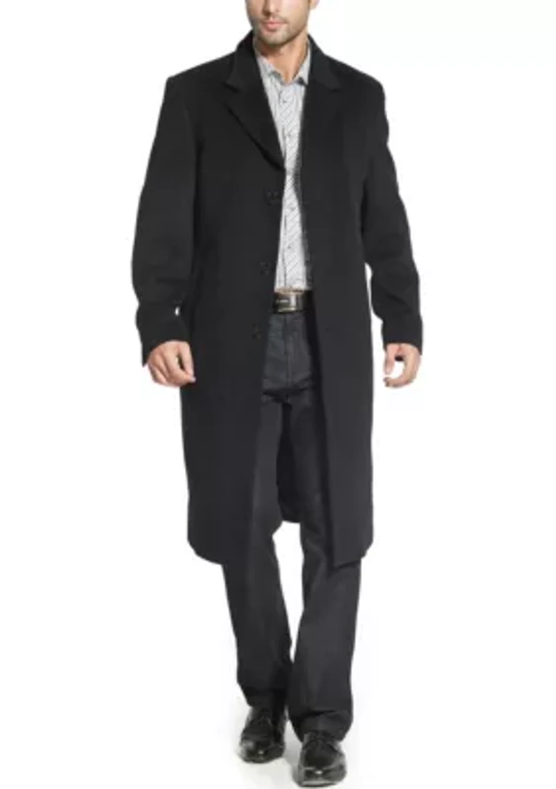 Men's Henry Wool Blend Long Walking Coat