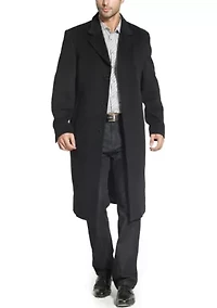 Men's Henry Wool Blend Long Walking Coat