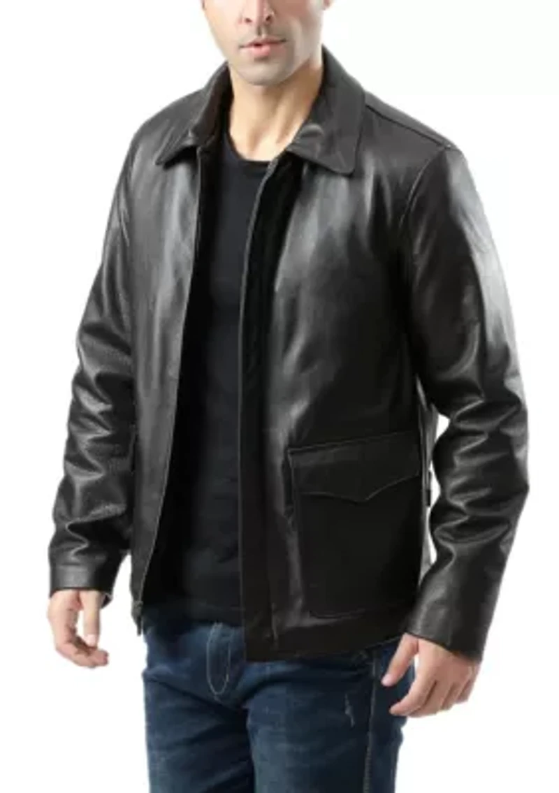 Men's Hero Indy-Style Leather Jacket