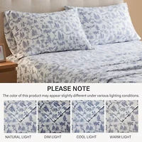 Cozy Cotton Flannel 100% Printed Sheet Set