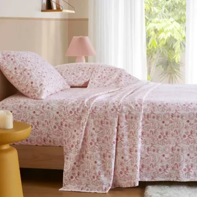 Cozy Soft 100% Cotton Flannel Pigment Printed Sheet Set