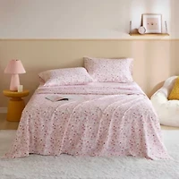 Cozy Soft 100% Cotton Flannel Pigment Printed Sheet Set